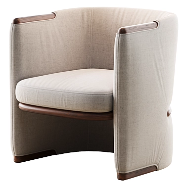 Opus Armchair: Elegance Redefined 3D model image 1 