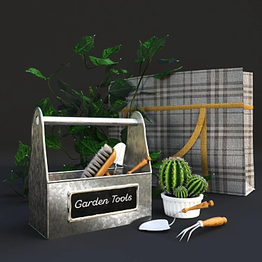 Garden Bliss: Tools & Decor 3D model image 1 