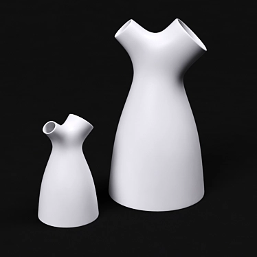 Elegant Flow Milk Jug 3D model image 1 