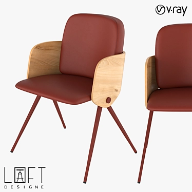 Modern LoftDesigne Chair 1475 3D model image 1 