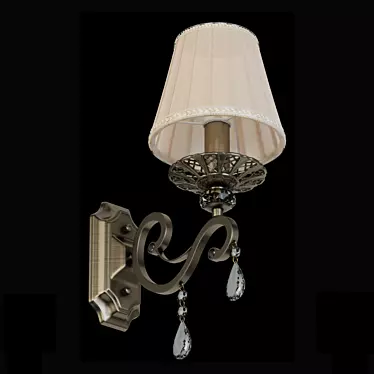Grace RC247-WL-01-R: Classic Brass Wall Lamp 3D model image 1 