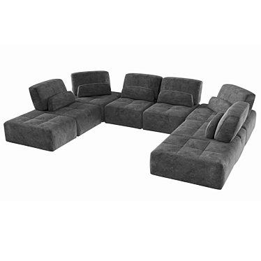 Baxter Loft Sofa: Sleek and Stylish 3D model image 1 