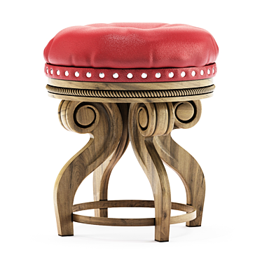 Timeless Stool: Perfect Size 3D model image 1 