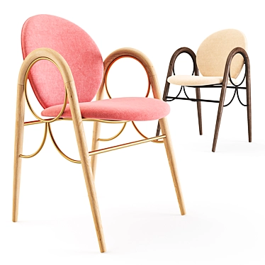 Brdr. Kruger Arkade Chair: Danish Design Masterpiece 3D model image 1 