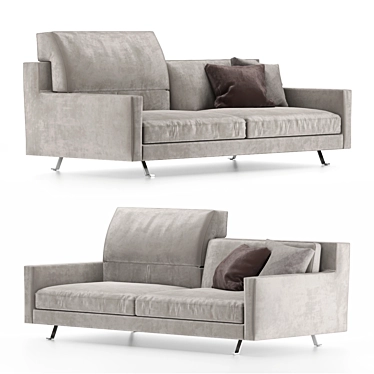 Elegant James Sofa: Frigerio Salotti 3D model image 1 