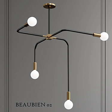 Modern Pendant Light: BEAUBIEN_02 3D model image 1 