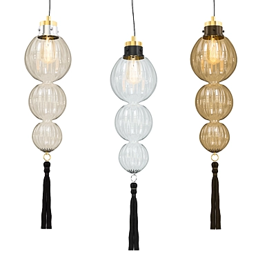 Elegant Medina Pendant by Heathfield Lighting 3D model image 1 