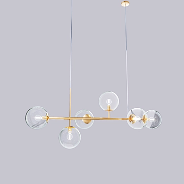 Elegant SIA Chandelier L03009 3D model image 1 