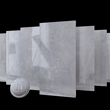 Luxury Marble Set: Sterlina Dove 3D model image 1 