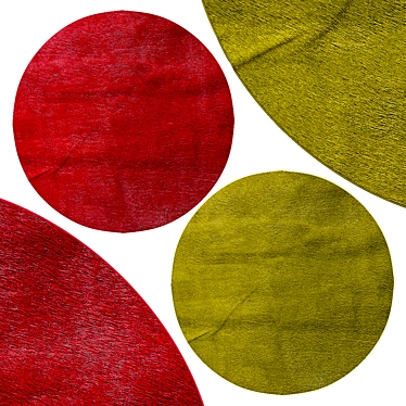 Premium Circle Rugs by Minotti 3D model image 1 