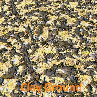 Clay-Snow Cliff Terrain Texture 3D model image 1 