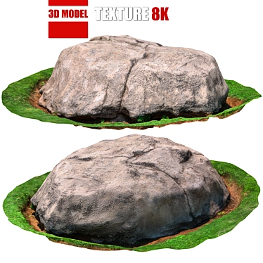 Detailed Stone Sculpture 3D model image 1 