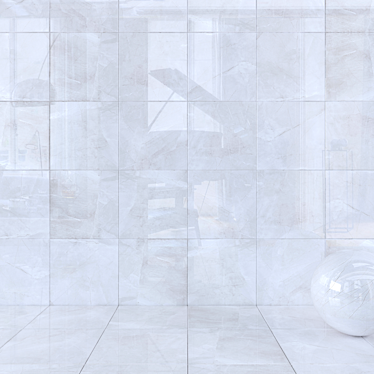  Lima Gray Wall Tiles: Multi-Texture, High-Definition 3D model image 1 