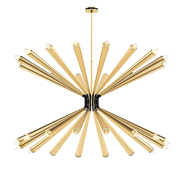 Dazzling Dorsey Chandelier 3D model image 1 