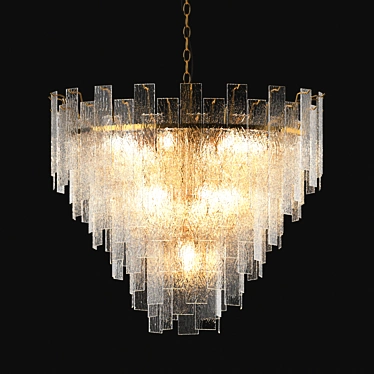 Elegant Glow: Favorite Chandelier 3D model image 1 