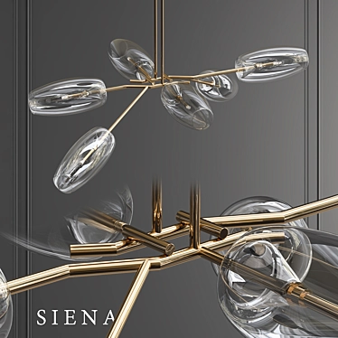 SIENA - Sleek and Stylish Lighting Solution 3D model image 1 