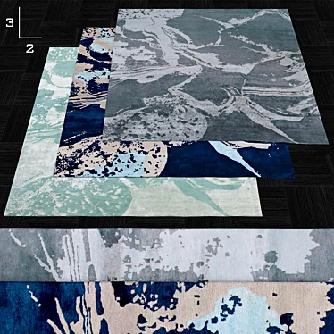 Archive Inspired Carpet Collection 3D model image 1 