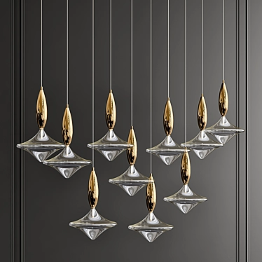 Etoile Pendant Light - Elegant and Versatile 3D model image 1 