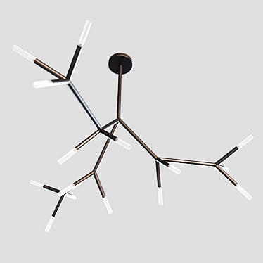 Modern Molecular Chandelier RAZE 3D model image 1 