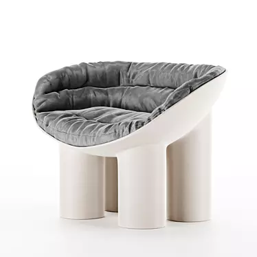 Faye TOOGOOD Roly-Poly Chair: Sleek Fibreglass Seating 3D model image 1 