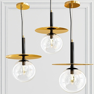 Modern Pendant Light: Andy 3D model image 1 