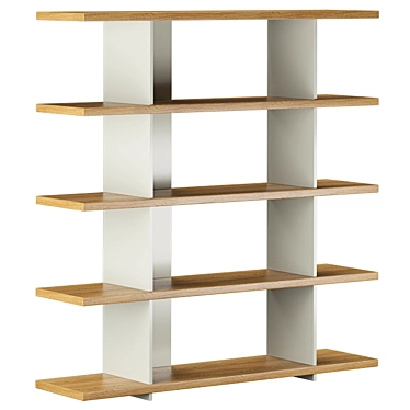 Modern Edit Bookcase - Universum 3D model image 1 