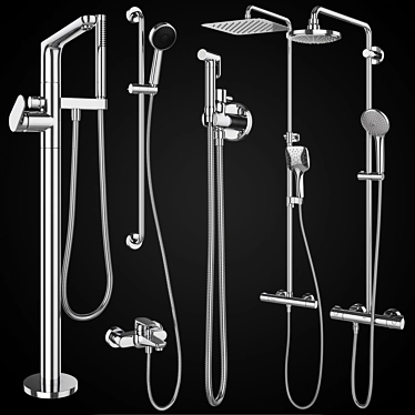 Ultimate Hygiene Shower Systems - Ravak, GROHE, Villeroy & Boch | Griferías Galindo Set 91 3D model image 1 