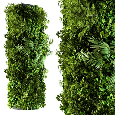 Vertical Garden Planter - Compact Column Plants 3D model image 1 
