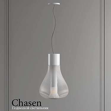 Elegant Chasen Pendant Light 3D model image 1 