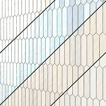 Melange Subway Tiles - 4 Species 3D model image 1 