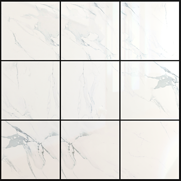 Premium Bianco Marble Set - Borghini Collection 3D model image 1 