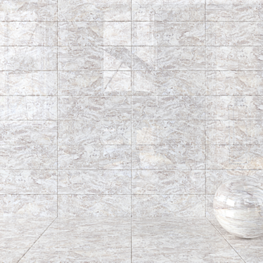 Jupiter Light Flora Wall Tiles 3D model image 1 