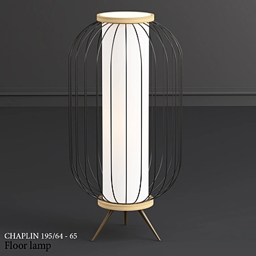 Chaplin 195 Modern Floor Lamp 3D model image 1 