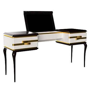 Elegant Madeleine Dressing Table 3D model image 1 
