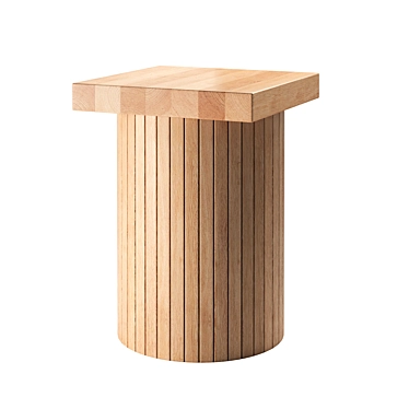 SCP Barrel Stool Side Table 3D model image 1 
