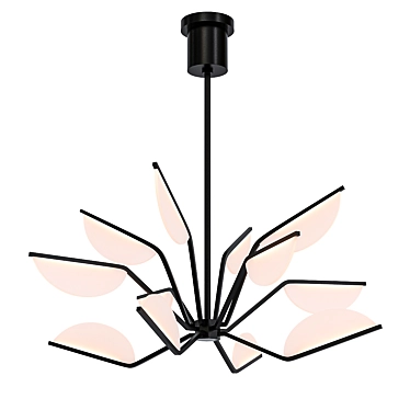 Belterra 12-Light Geometric Chandelier 3D model image 1 