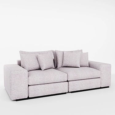 Modern Comfort: Vista Grande Sofa 3D model image 1 