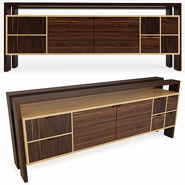 Modern Sospesa Dresser by ANNIBALE COLOMBO 3D model image 1 