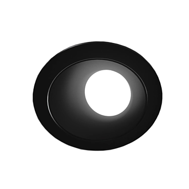 Mantra Brandon Recessed Luminaire - Sleek Matte Black 3D model image 1 