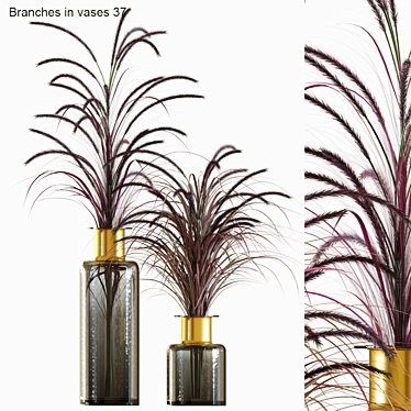 Elegant Grass Vase: Versatile Beauty 3D model image 1 