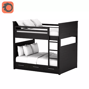 Restoration Hardware | Vaughn Bunk Bed 3D model image 1 