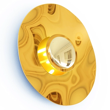 Luminous Elegance: Mercure Wall Lamp 3D model image 1 