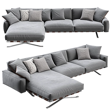 Fenix Sofa: Unmatched Comfort & Style 3D model image 1 