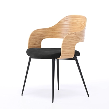 Scandi Dining Chair: JYSK Hvidovre 3D model image 1 