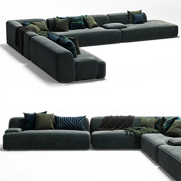 Lema Cloud Sofa: Luxurious Comfort 3D model image 1 