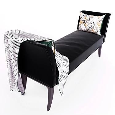 Goya Modern Bench - Stylish Seating for Any Space! 3D model image 1 