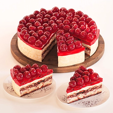 Cake with cherry