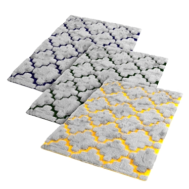 Elegant Rug Set: Variety in 3D 3D model image 1 