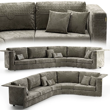 Luxury Appiani Sofa by VittoriaFrigerio 3D model image 1 