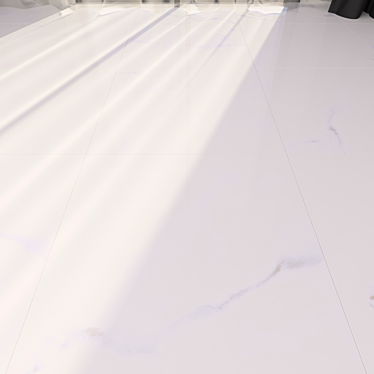  Calacatta White Marble Floor Set 3D model image 1 